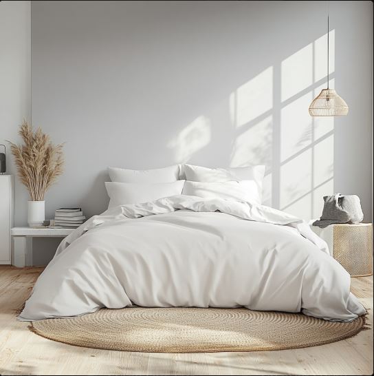 Nano Plush Spannbetttuch in Weiß