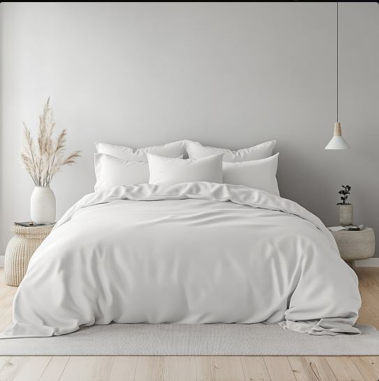 Nano Plush Spannbetttuch in Weiß