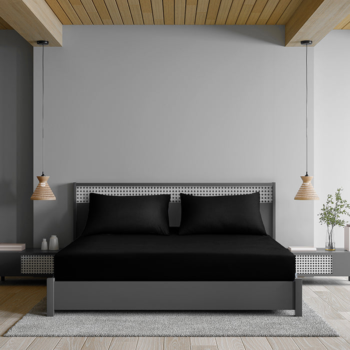 Fitted Sheet in Black
